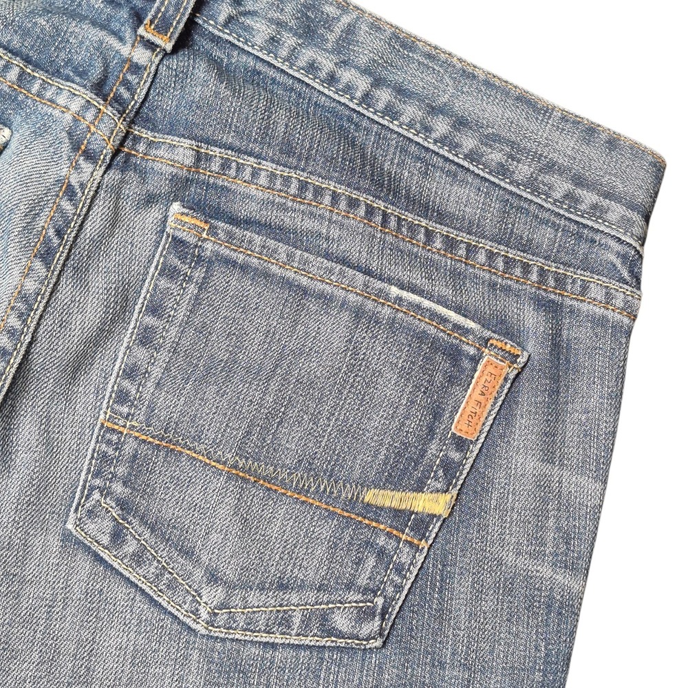 Ezra Fitch Women's 27 Straight Leg Jeans Made in USA Stretch Hemmed
